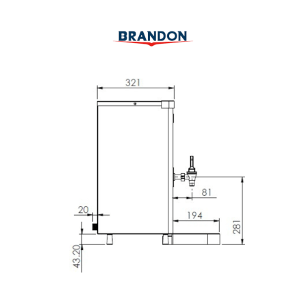 หม้อต้มน้ำร้อนอัตโนมัติ BRANDON WE17_2