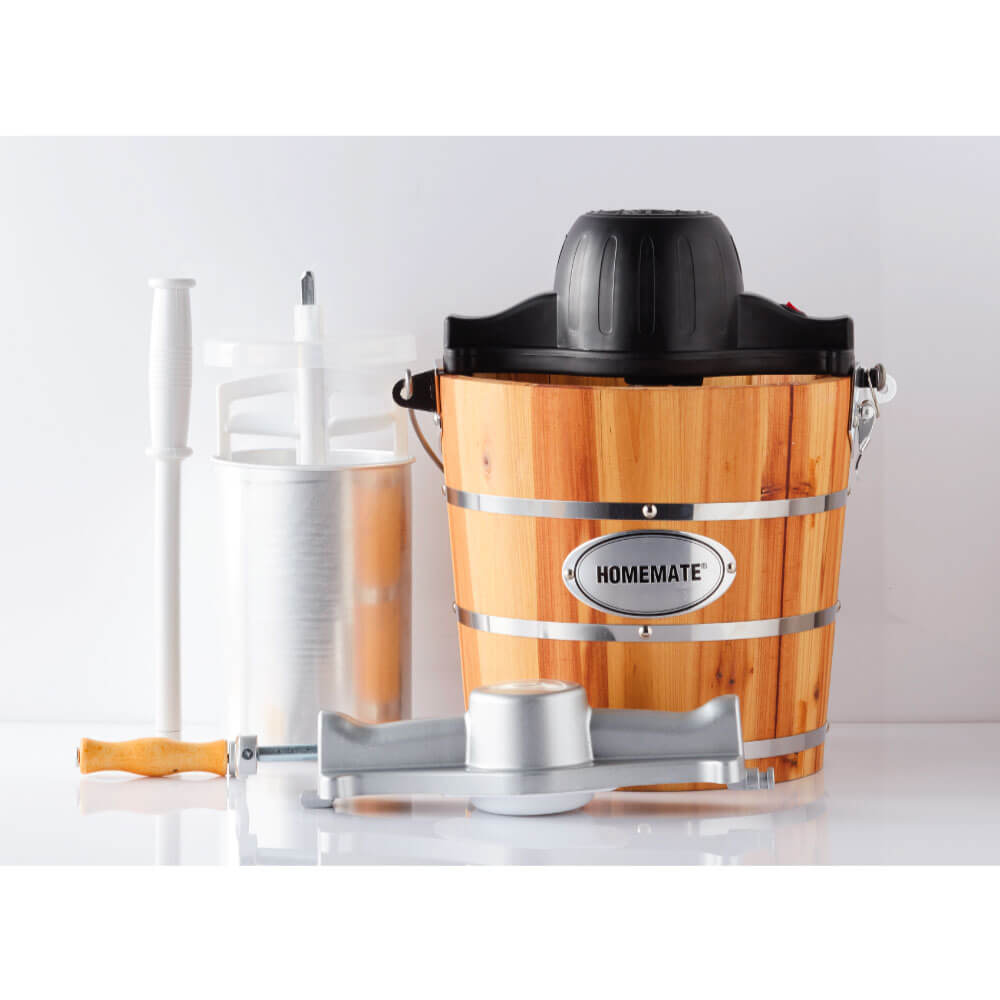 เครื่องทำไอศกรีม HOMEMATE (HOM-122050) สีน้ำตาล