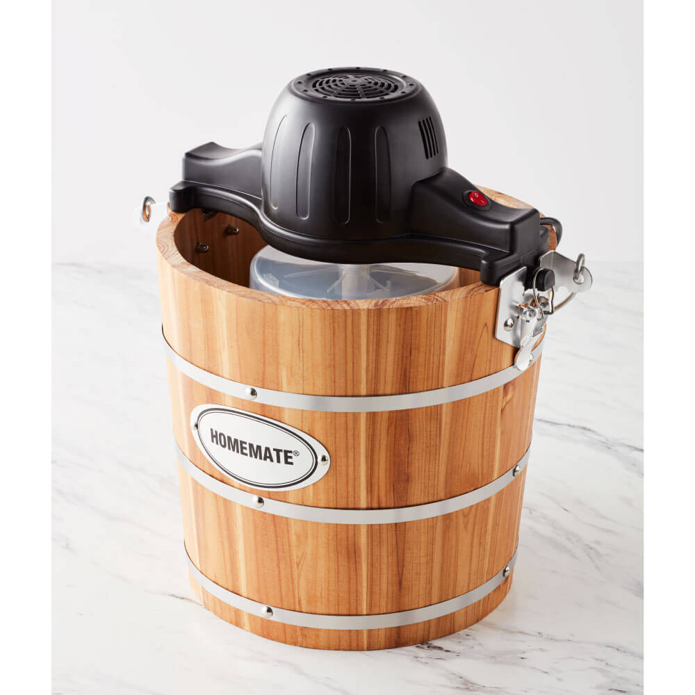 เครื่องทำไอศกรีม HOMEMATE (HOM-122050) สีน้ำตาล
