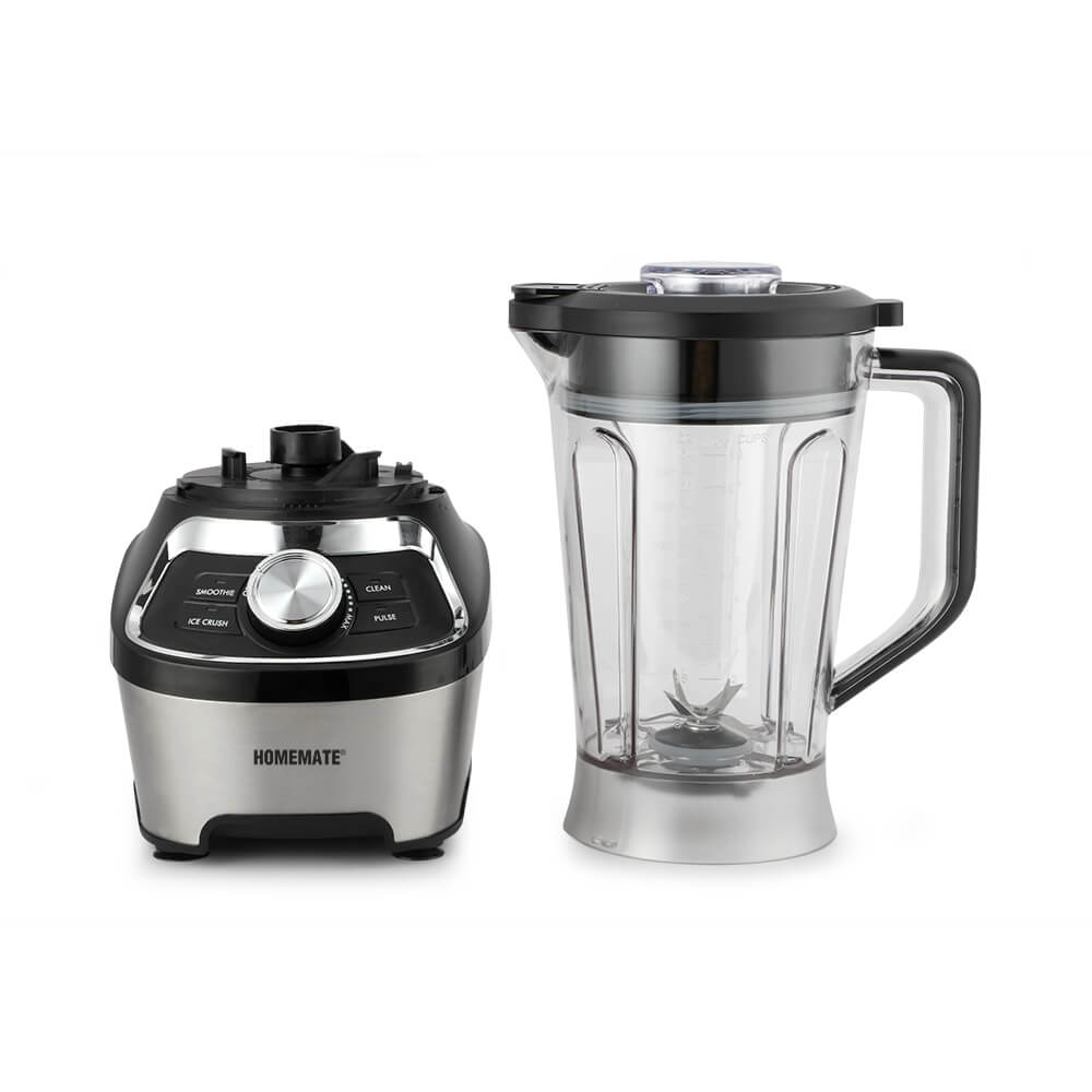 เครื่องปั่นความเร็วสูง ระบบแมนนวล HOMEMATE (HOM-269011) ความจุ 1.8 ลิตร สีแชมเปญ