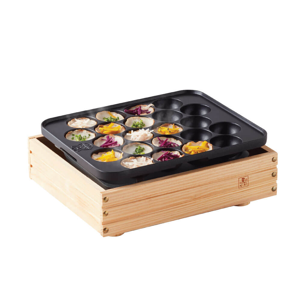 เครื่องทำขนมครกไฟฟ้า HOMEMATE (HOM-DF652) สีดำ