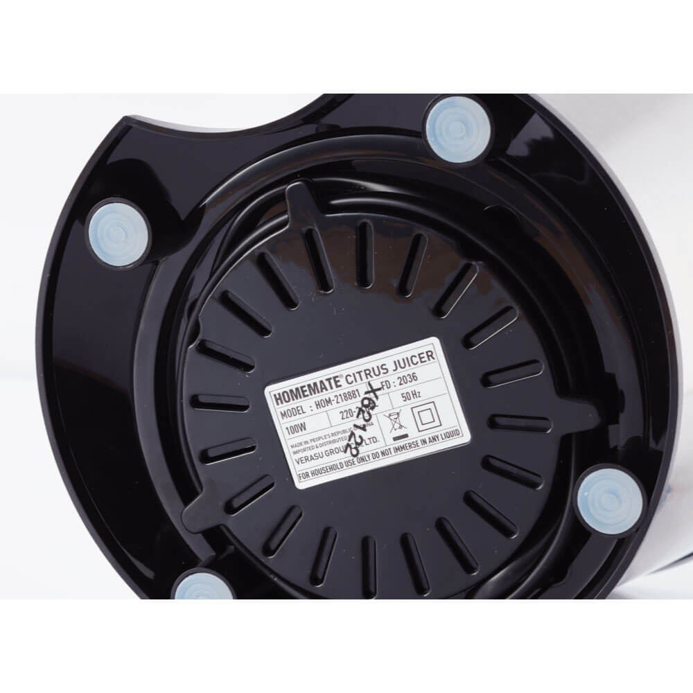 เครื่องคั้นส้ม มะนาว HOMEMATE (HOM-218881) ความจุ 230 มล. สีเงิน-ดำ