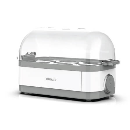 เครื่องต้มไข่ 6 ฟอง HOMEMATE (HOM-216012) สีขาว_0