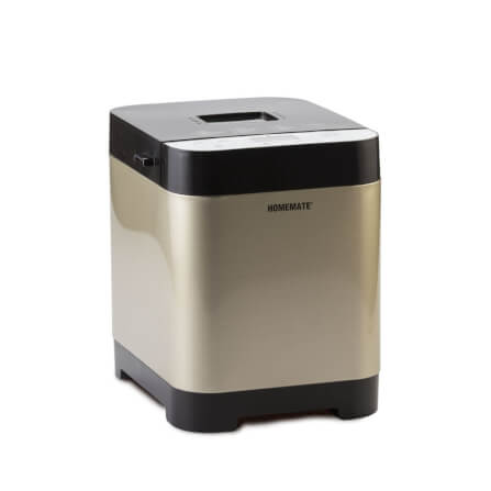 เครื่องทำขนมปังอัตโนมัติ HOMEMATE (HOM-262401) ขนาด 1.5 ปอนด์ สีแชมเปญ_0