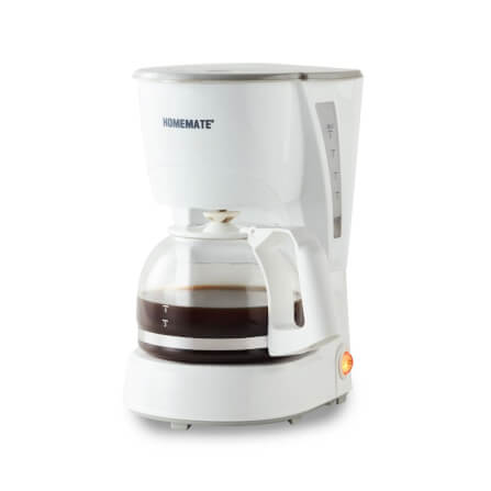 เครื่องชงกาแฟดริป HOMEMATE (HOM-264082) ความจุ 0.6 ลิตร สีขาว_0