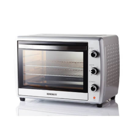 เตาอบไฟฟ้า HOMEMATE (HOM-230708) ขนาด 70 ลิตร สีเงิน_1