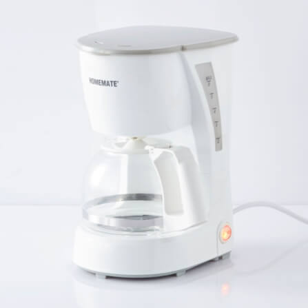 เครื่องชงกาแฟดริป HOMEMATE (HOM-264082) ความจุ 0.6 ลิตร สีขาว_1