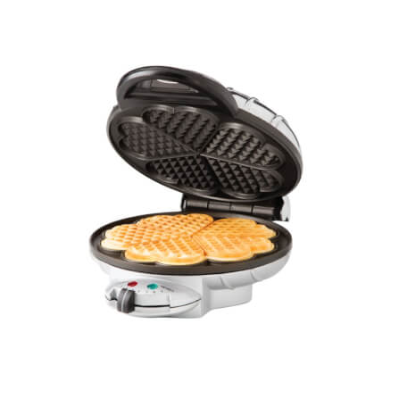 เครื่องอบวาฟเฟิลรูปหัวใจ HOMEMATE (HOM-TSK2105H) สีเงิน_2