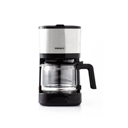 เครื่องชงกาแฟดริป 3-5 ถ้วย HOMEMATE (HOM-269421) ความจุ 0.6 ลิตร สีเงิน-ดำ_2
