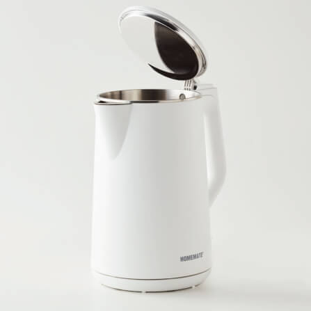 กาต้มน้ำไร้สายผนังสองชั้น HOMEMATE (HOM-264102) 1.5 ลิตร สีขาว_3