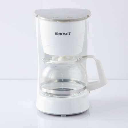 เครื่องชงกาแฟดริป HOMEMATE (HOM-264082) ความจุ 0.6 ลิตร สีขาว_2