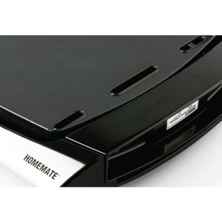 เตาบาร์บีคิวไฟฟ้า 2 เพลท HOMEMATE (HOM-112371) สีเงิน-ดำ_4