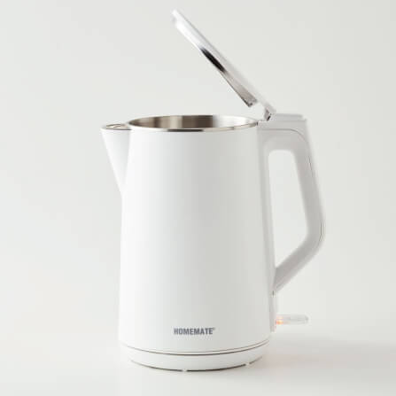 กาต้มน้ำไร้สายผนังสองชั้น HOMEMATE (HOM-264102) 1.5 ลิตร สีขาว_4