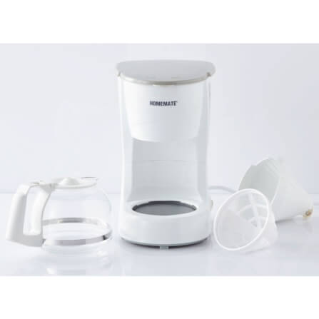 เครื่องชงกาแฟดริป HOMEMATE (HOM-264082) ความจุ 0.6 ลิตร สีขาว_4