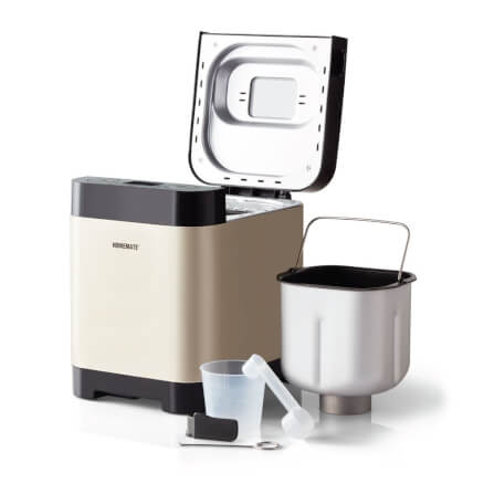 เครื่องทำขนมปังอัตโนมัติ HOMEMATE (HOM-262401) ขนาด 1.5 ปอนด์ สีแชมเปญ_5