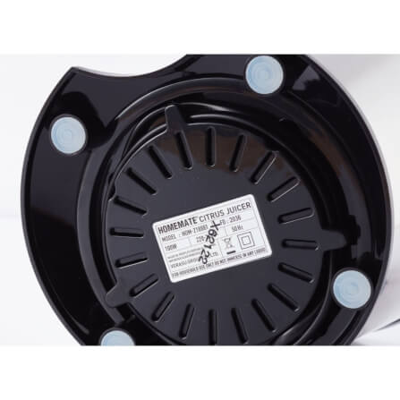 เครื่องคั้นส้ม มะนาว HOMEMATE (HOM-218881) ความจุ 230 มล. สีเงิน-ดำ_7