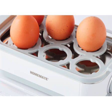 เครื่องต้มไข่ 6 ฟอง HOMEMATE (HOM-216012) สีขาว_3
