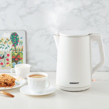 กาต้มน้ำไร้สายผนังสองชั้น HOMEMATE (HOM-264102) 1.5 ลิตร สีขาว_2