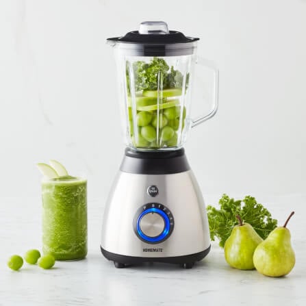 เครื่องปั่นโถแก้ว HOMEMATE (HOM-295081) ความจุ 1.5 ลิตร สีเงิน-ดำ_7