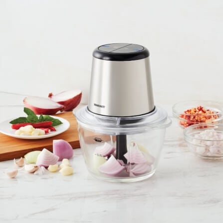 เครื่องสับอาหารอเนกประสงค์ HOMEMATE (HOM-211101) 1.2 ลิตร สีเงิน-ดำ_6