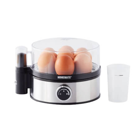 เครื่องต้มไข่ 7 ฟอง HOMEMATE (HOM-216011) สีเงิน-ดำ_5