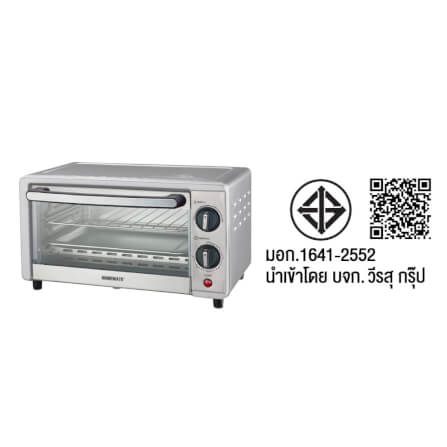 เตาไฟฟ้าอุ่นอาหาร HOMEMATE (HOM-23B108) ขนาด 10 ลิตร สีเงิน_7