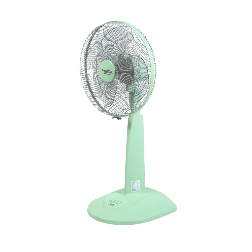 พัดลมตั้งโต๊ะ ACCORD PREVAIL AC-1664 สีเขียว