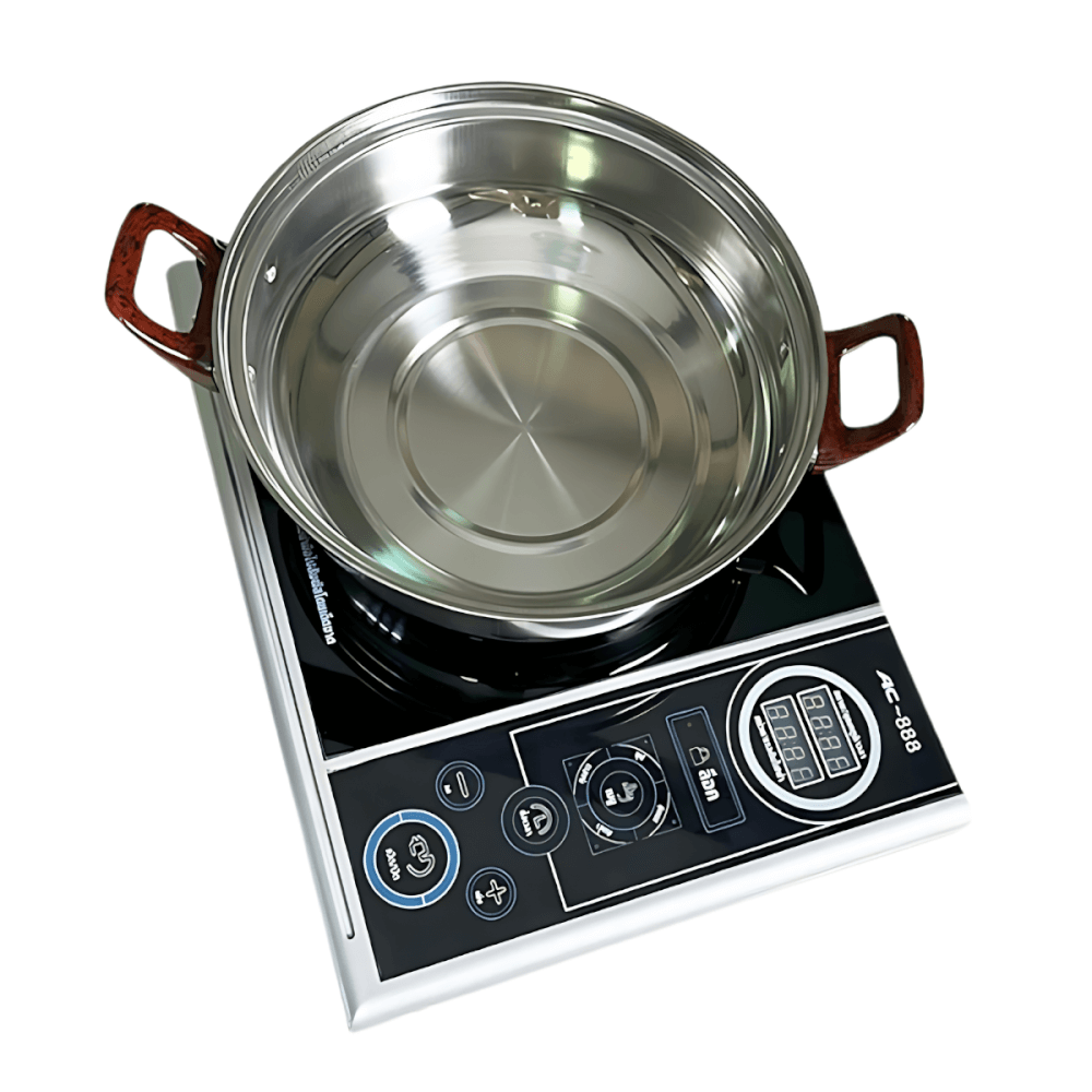  เตาแม่เหล็กไฟฟ้าพร้อมหม้อสแตนเลส Accord Prevail  รุ่น AC-888