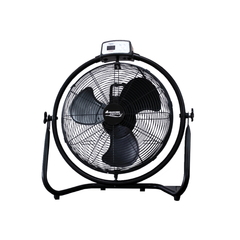 พัดลมอุตสาหกรรมตั้งพื้น 18 นิ้ว Accord Prevail รุ่น AC-18-45HVT สีดำ