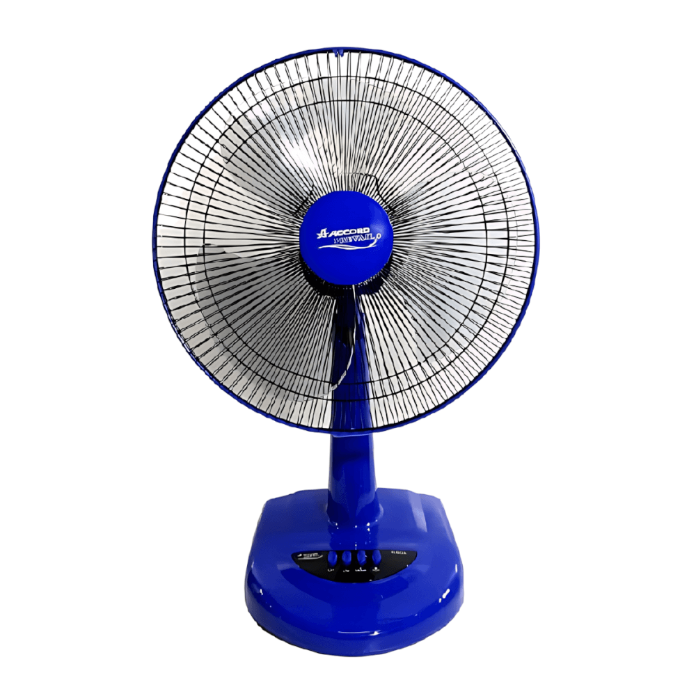 พัดลมตั้งโต๊ะ Accord Prevail 16 นิ้ว รุ่น 16 EURO สีน้ำเงิน