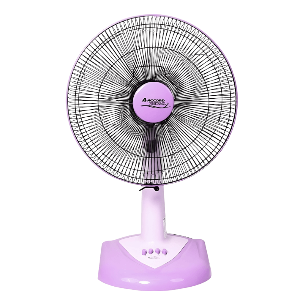  พัดลมตั้งโต๊ะ Accord Prevail 16 นิ้ว รุ่น AC-1661 สีม่วง