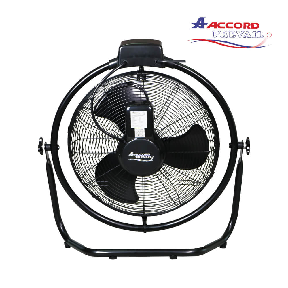 พัดลมอุตสาหกรรมตั้งพื้น 18 นิ้ว Accord Prevail รุ่น AC-18-45HVT สีดำ