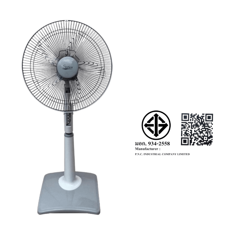 พัดลมตั้งพื้น ACCORD 16 นิ้ว Model : SR-2060 สีเทา