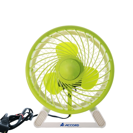 พัดลมตั้งโต๊ะ Accord Prevail รุ่น DT-78 TURBO สีเขียว_0