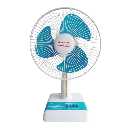 พัดลมตั้งโต๊ะ ACCORD PREVAIL 12 นิ้ว รุ่น ACCORD สีฟ้า_0