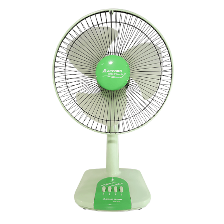พัดลมตั้งโต๊ะ ACCORD PREVAIL 12 นิ้ว รุ่น AC-203 สีเขียว_1