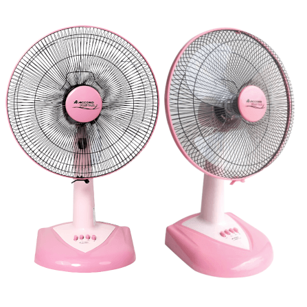  พัดลมตั้งโต๊ะ Accord Prevail 16 นิ้ว รุ่น AC-1661 สีชมพู_2