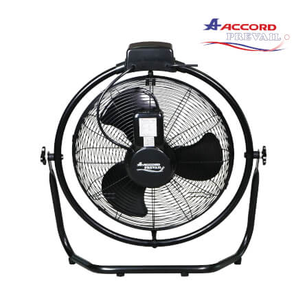พัดลมอุตสาหกรรมตั้งพื้น 18 นิ้ว Accord Prevail รุ่น AC-18-45HVT สีดำ_2