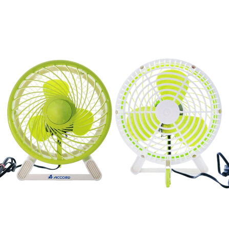 พัดลมตั้งโต๊ะ Accord Prevail รุ่น DT-78 TURBO สีเขียว_5