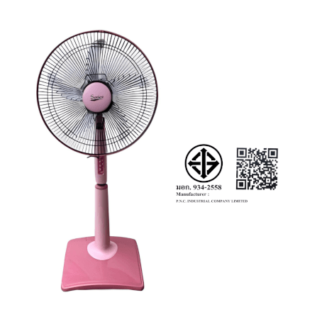 พัดลมตั้งพื้น ACCORD 16 นิ้ว Model : SR-2060 สีชมพู_3