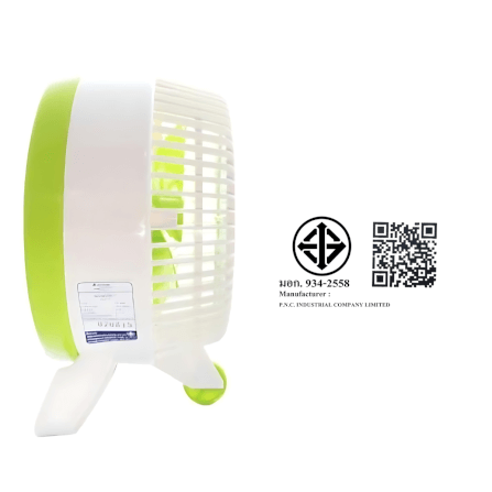 พัดลมตั้งโต๊ะ Accord Prevail รุ่น DT-78 TURBO สีเขียว_4