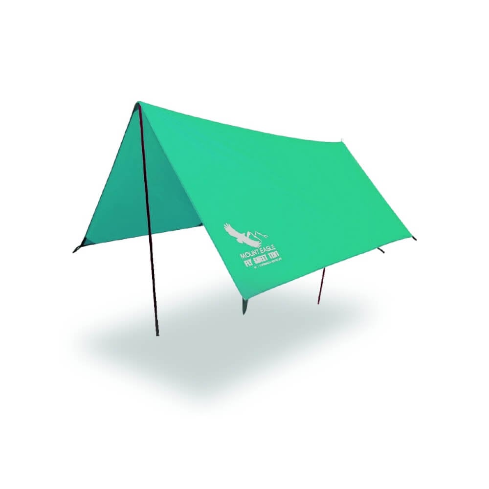 ฟลายชีตพร้อมเสา THAI ADVENTURE FLY100-005D ขนาด 3*3 เมตร สีเขียว