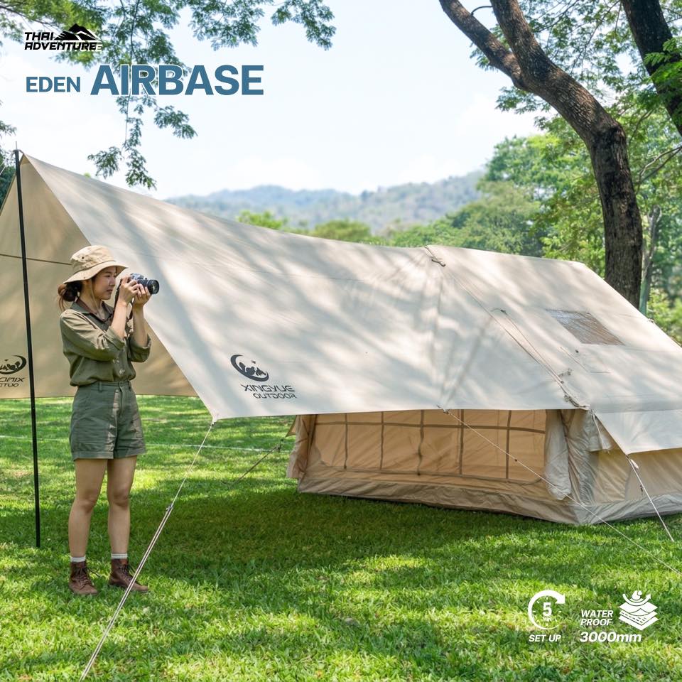 เต็นท์เป่าลม THAI ADVENTURE รุ่น EDEN AIR BASE รองรับ 5-10 คน_5