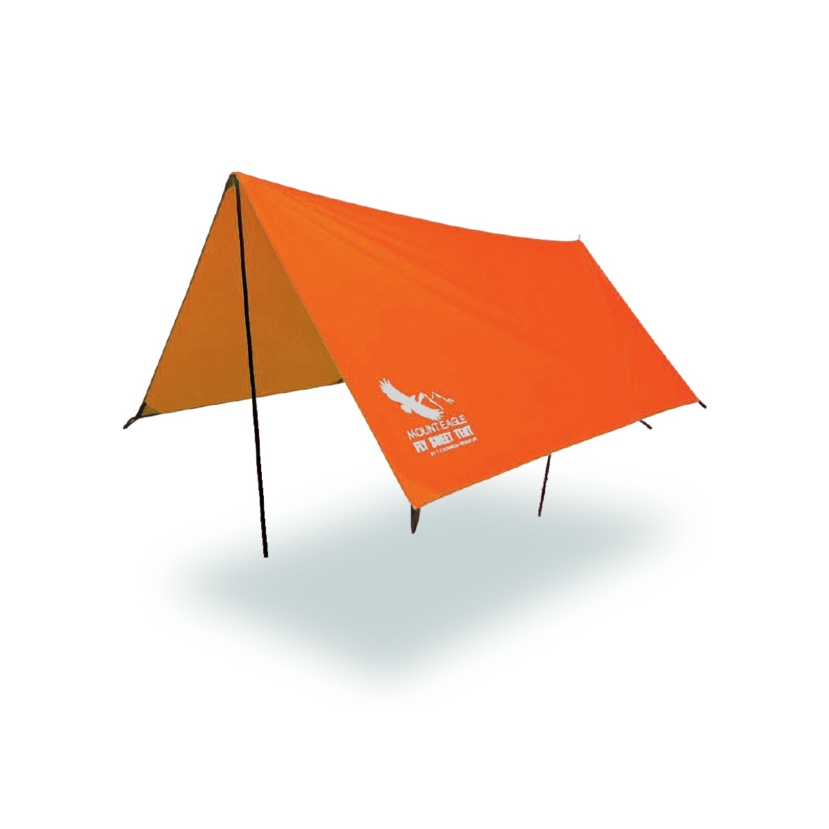 ฟลายชีตพร้อมเสา THAI ADVENTURE FLY100-005D ขนาด 3*3 เมตร สีส้ม