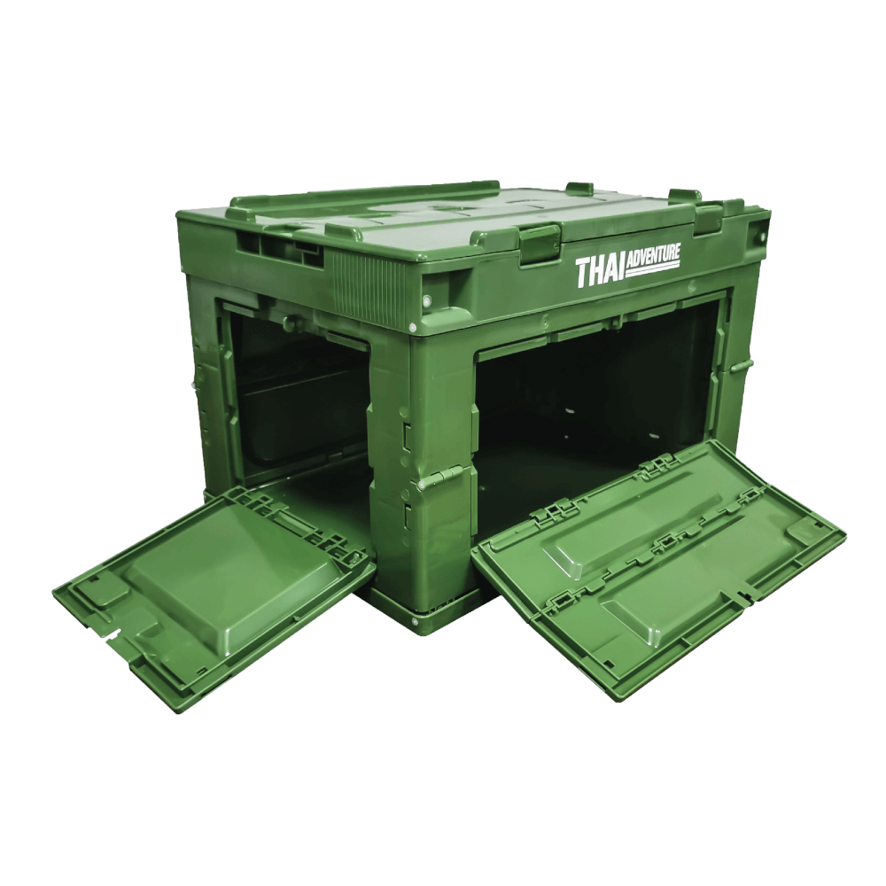 กล่องเก็บของพับได้ Thai Adventure รุ่น Midori Box สีเขียว