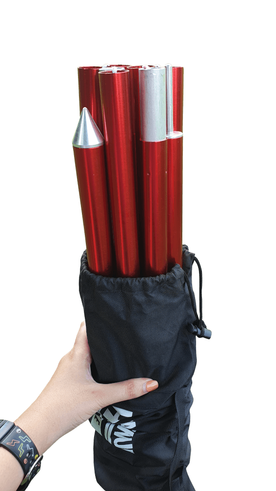 เสาชุดอลูมิเนียม Thai Adventure 220 Cm. สีแดง 