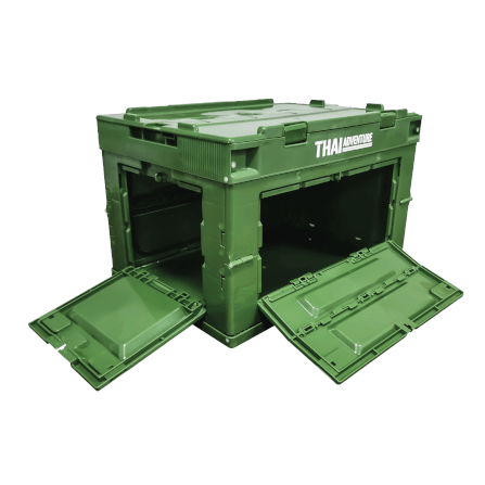 กล่องเก็บของพับได้ Thai Adventure รุ่น Midori Box สีเขียว_1