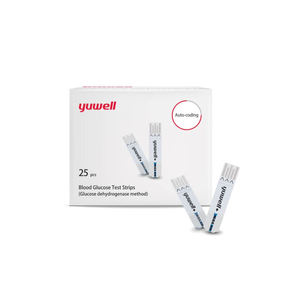 แผ่นตรวจวัดนํ้าตาล Yuwell Y350