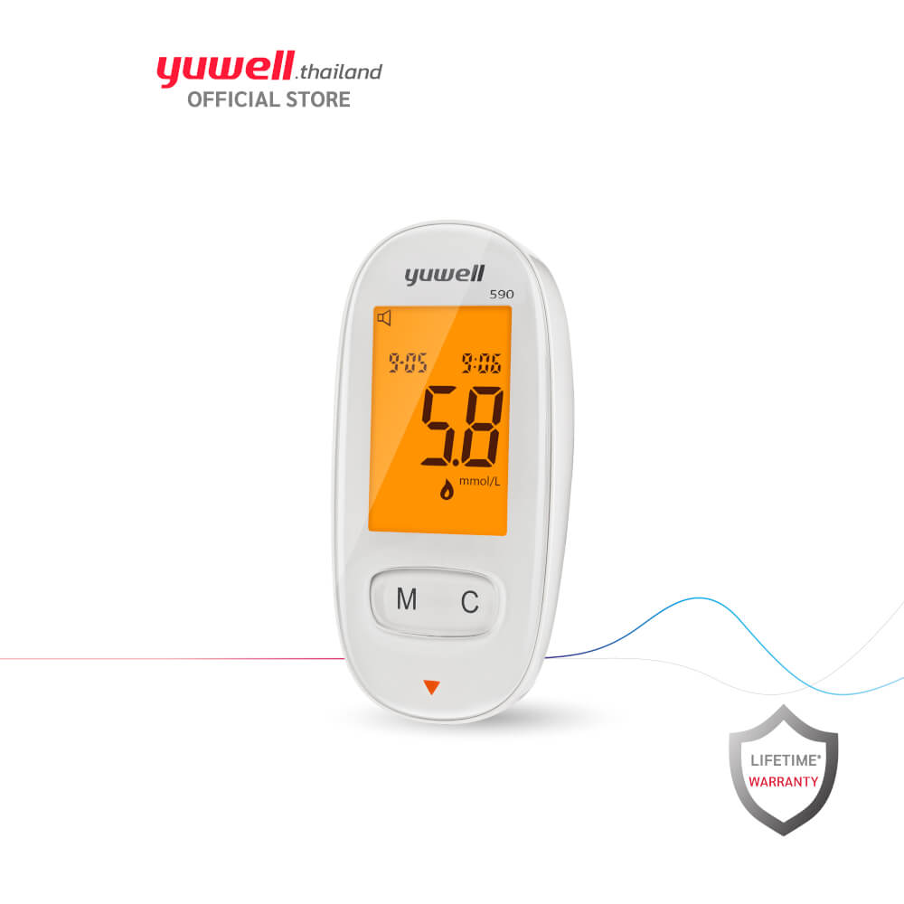 เครื่องวัดระดับนํ้าตาลในเลือด Yuwell รุ่น 590