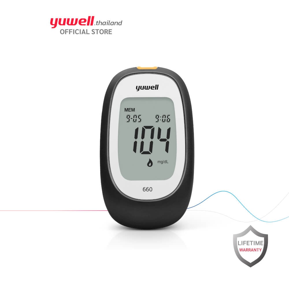 เครื่องวัดระดับนํ้าตาลในเลือด Yuwell รุ่น 660